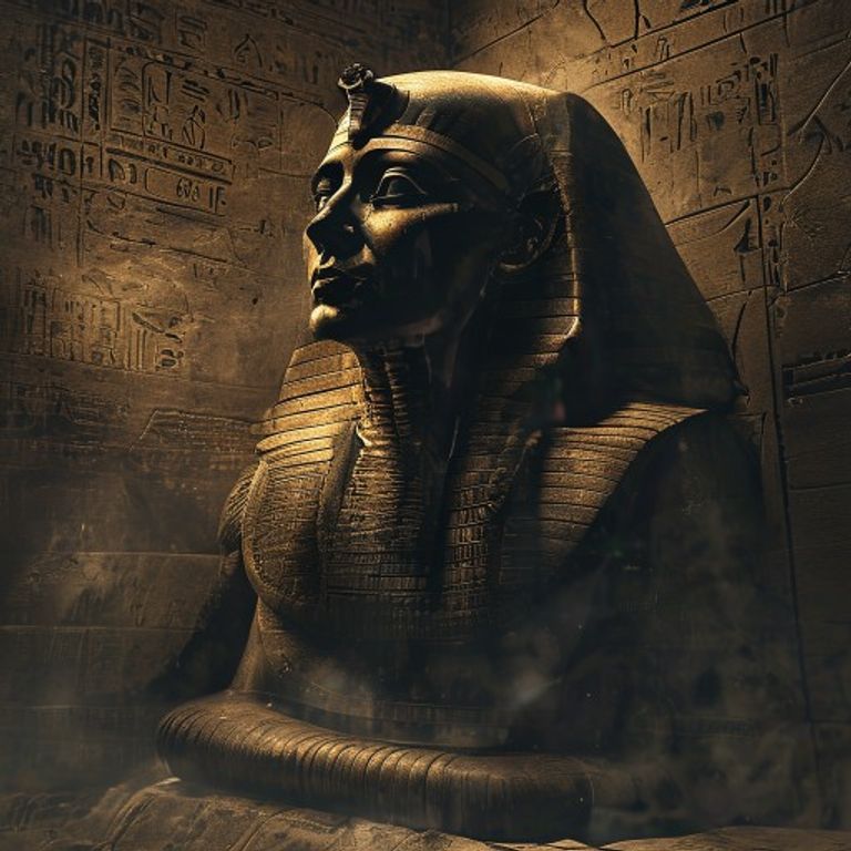 Great Sphinx ancient Egypt declassified secrets hidden chambers Giza illustration