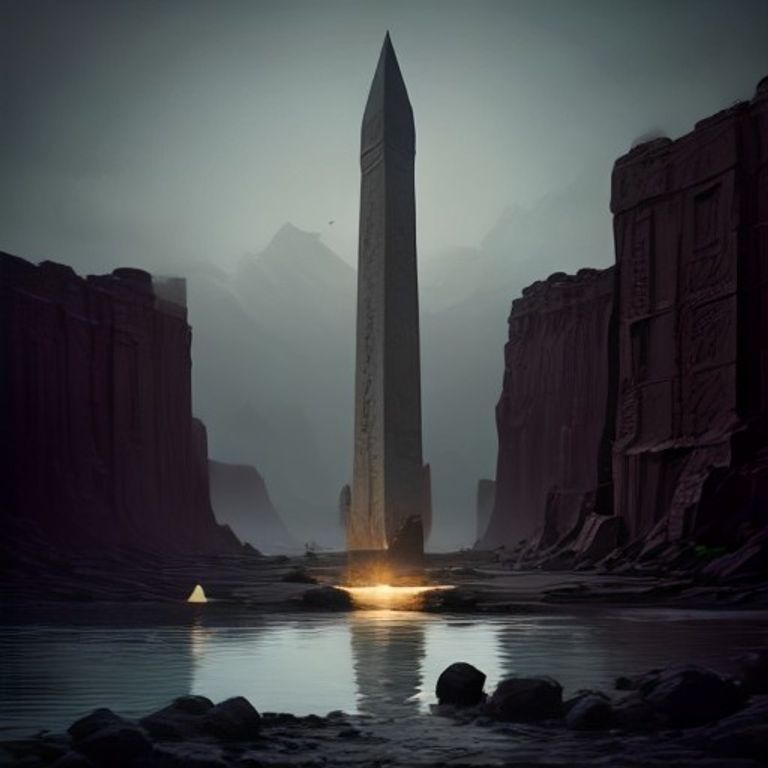 The massive Unfinished Obelisk lying in its quarry bed in Aswan, Egypt